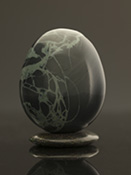 Spiderweb Obsidian Egg